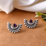 Laal Silver Studs