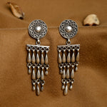 Irya Tribal Pure Silver Earrings - 925 Silver Jewellery Meera Jaipur