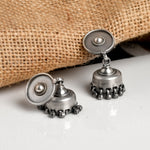 Pushti Tribal Pure Silver Jhumki - 925 Silver Jewellery Meera Jaipur