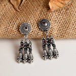 Nanda Tribal Pure Silver Earrings - 925 Silver Jewellery Meera Jaipur