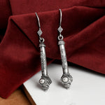 Pradnya Tribal Pure Silver Earrings - 925 Silver Jewellery Meera Jaipur