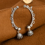 Naima Tribal Pure Silver Earrings - 925 Silver Jewellery Meera Jaipur