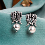 Nirja Tribal Pure Silver Earrings - 925 Silver Jewellery Meera Jaipur