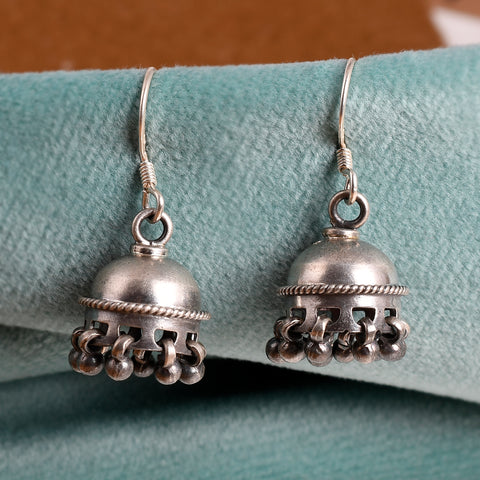 Buy 925 silver jhumka earrings Online for women