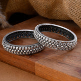 Nandini Silver Bangle