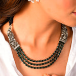 Tirupati silver necklace - 925 Silver Jewellery Meera Jaipur