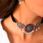 Sevita silver necklace - 925 Silver Jewellery Meera Jaipur