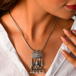 Ekhika silver necklace - 925 Silver Jewellery Meera Jaipur