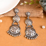 Arahvi long earrings - 925 Silver Jewellery Meera Jaipur