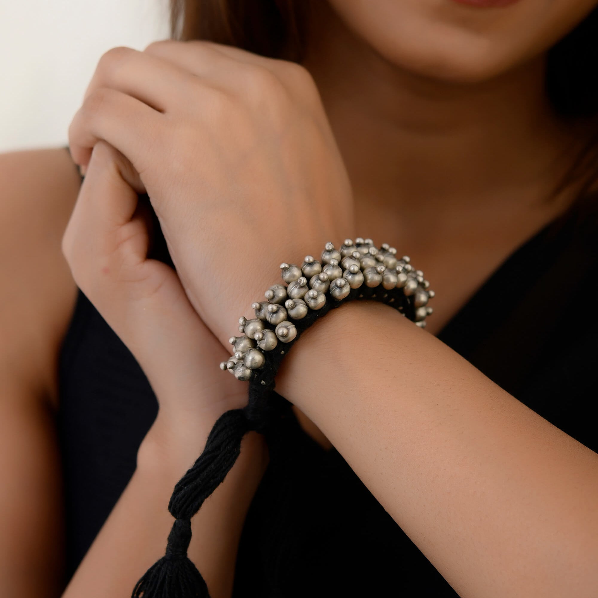 Tanisha Silver Bangle - 925 Silver Jewellery Meera Jaipur
