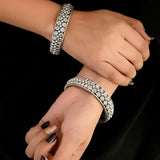 Nandini Silver Bangle