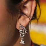 Mor pearl silver studs