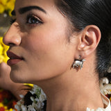 Dhenu silver earrings