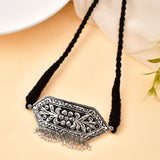 Suryamukh silver chitai necklace