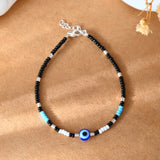 Evil eye baby silver bracelet