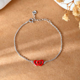 Dumpling baby silver bracelet