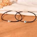 Nazariya Evil Eye Anklet - 925 Silver Jewellery Meera Jaipur