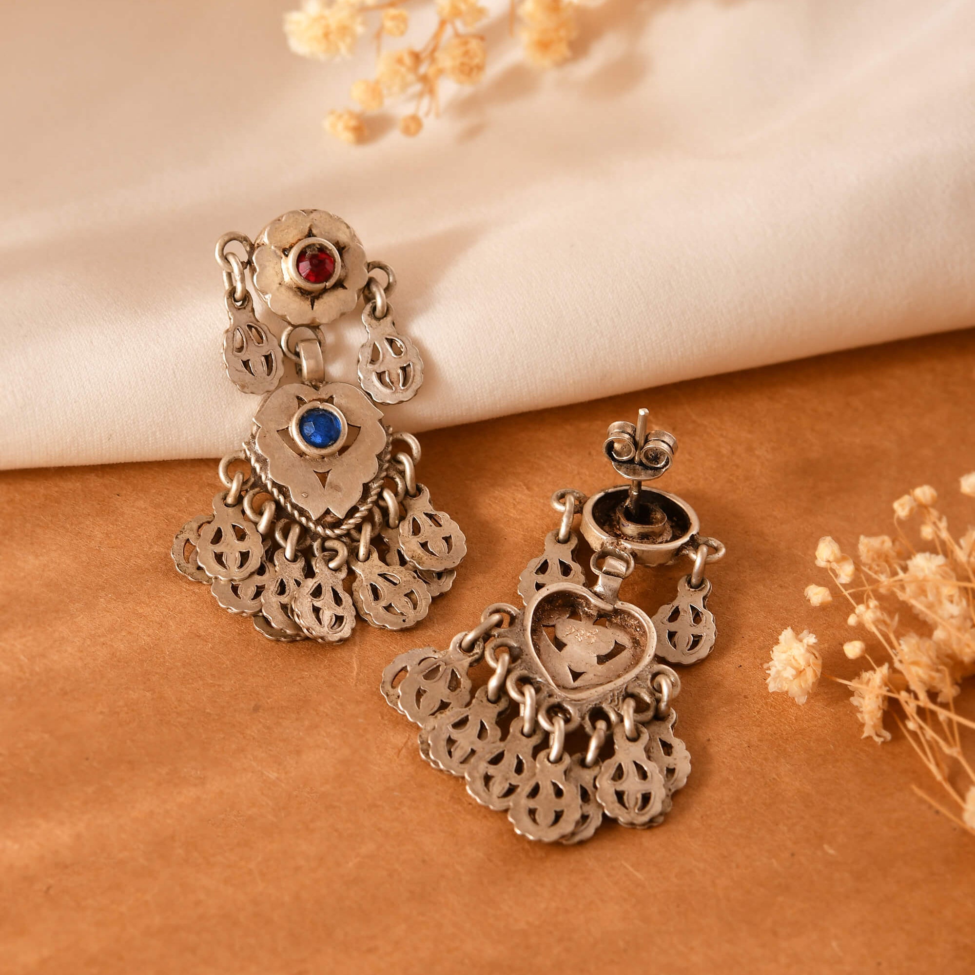 Aarohi Silver Earring - 925 Silver Jewellery Meera Jaipur