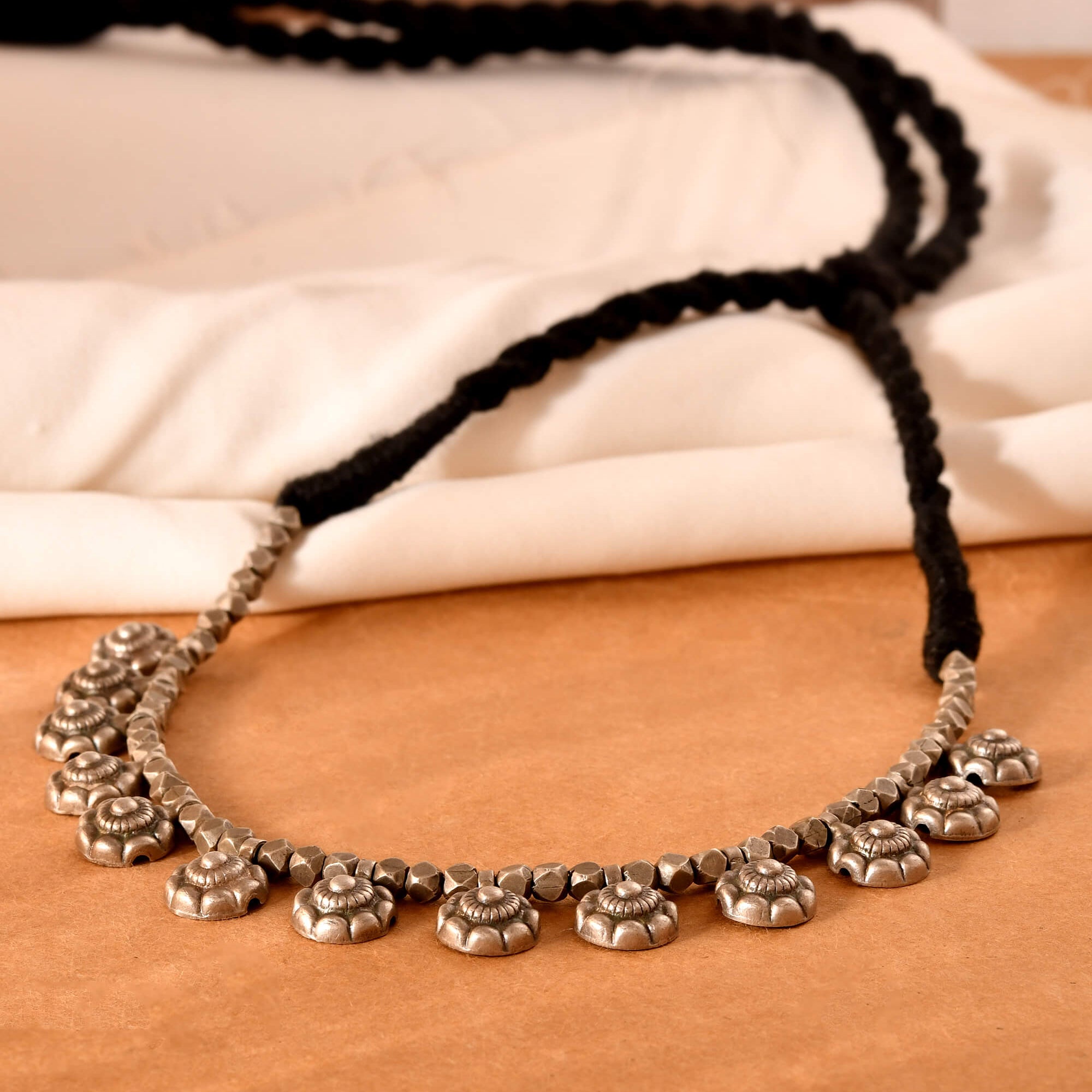 Phoolmala Choker - 925 Silver Jewellery Meera Jaipur