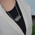 Karma Sliver Pendant - 925 Silver Jewellery Meera Jaipur