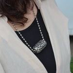 Karma Sliver Pendant - 925 Silver Jewellery Meera Jaipur