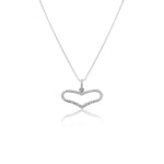 Love Heart Necklace - 925 Silver Jewellery Meera Jaipur