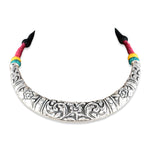 Nakkashi Tribal Hasli - 925 Silver Jewellery Meera Jaipur