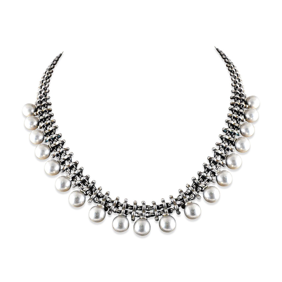 Miraki Necklace - 925 Silver Jewellery Meera Jaipur