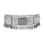 Rangoli Tribal Choker - 925 Silver Jewellery Meera Jaipur