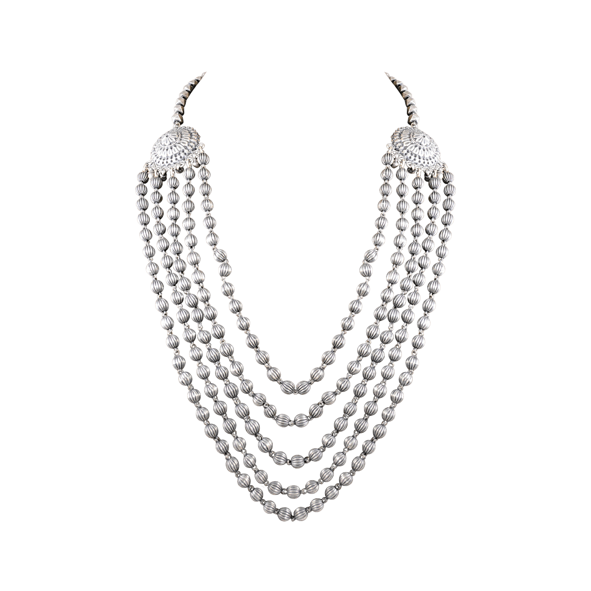 Nootan Tribal Necklace - 925 Silver Jewellery Meera Jaipur