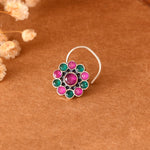 Gulabi Silver Nath - 925 Silver Jewellery Meera Jaipur