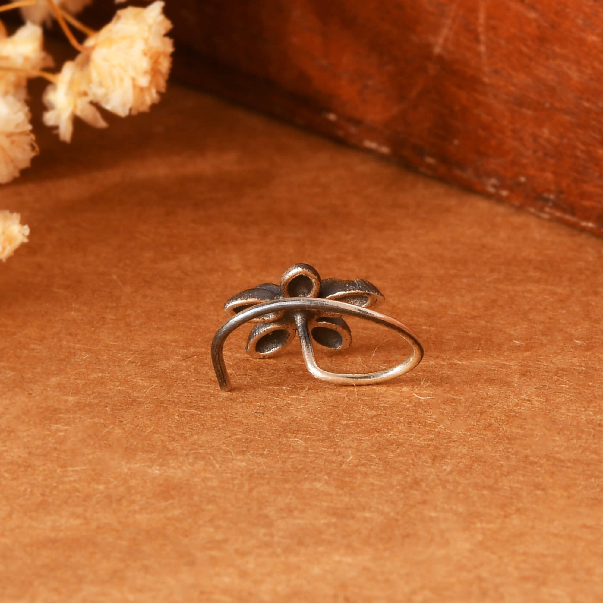 Komal Phool Nath - 925 Silver Jewellery Meera Jaipur