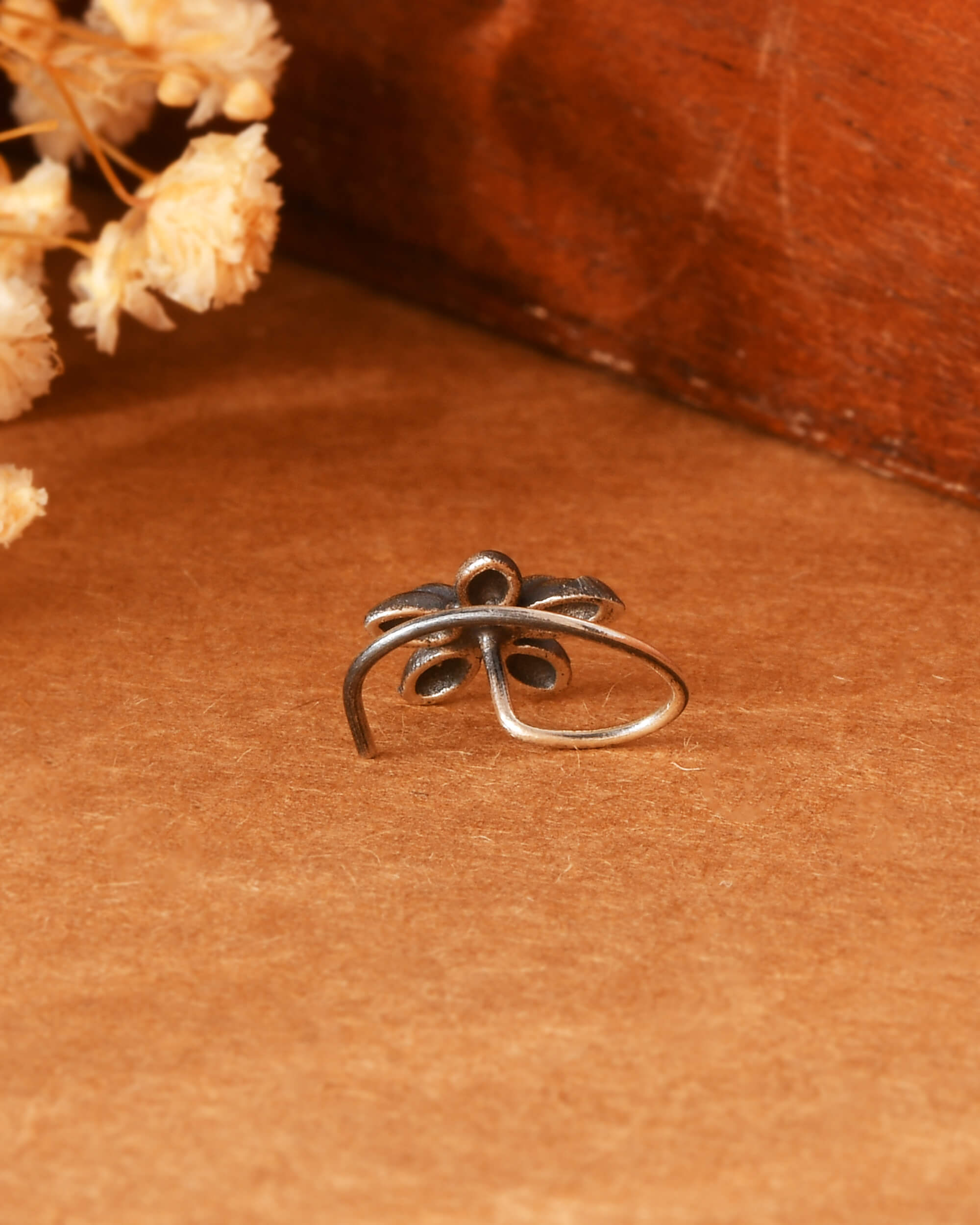 Komal Phool Nath - 925 Silver Jewellery Meera Jaipur