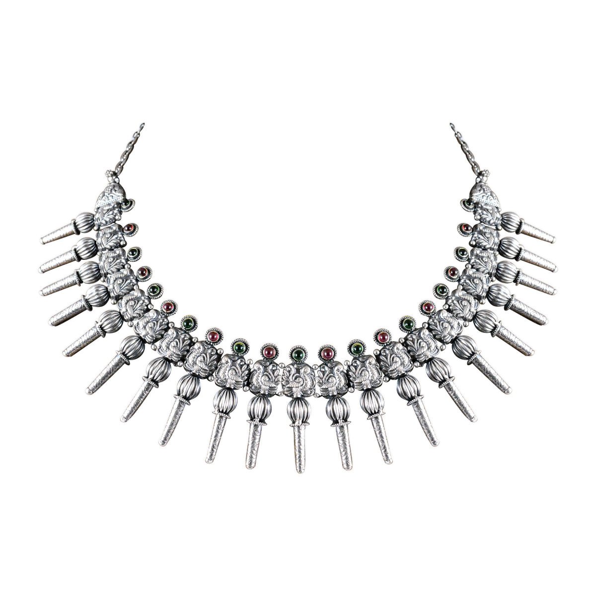 Suramya Necklace - 925 Silver Jewellery Meera Jaipur
