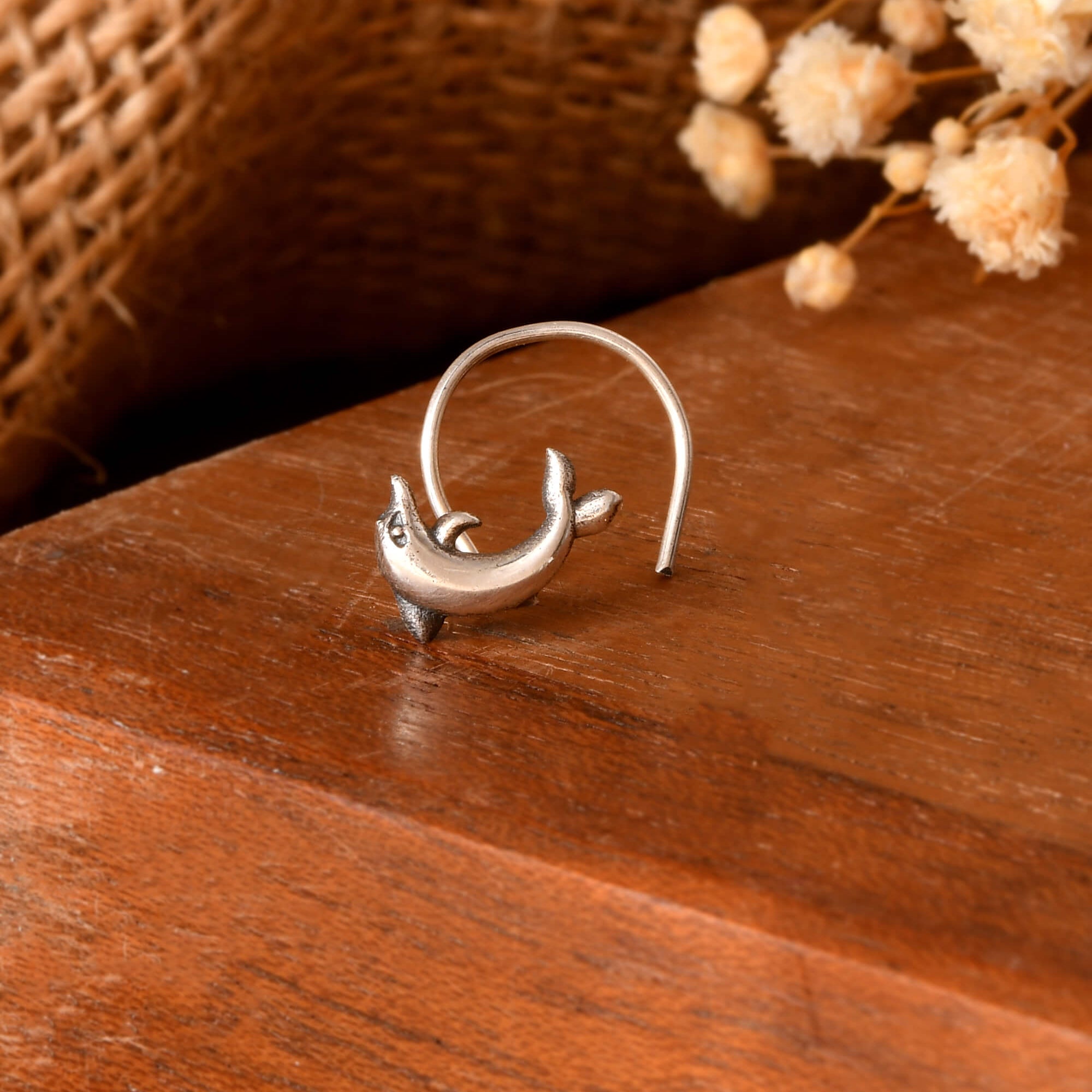 Matsya Silver Nath - 925 Silver Jewellery Meera Jaipur