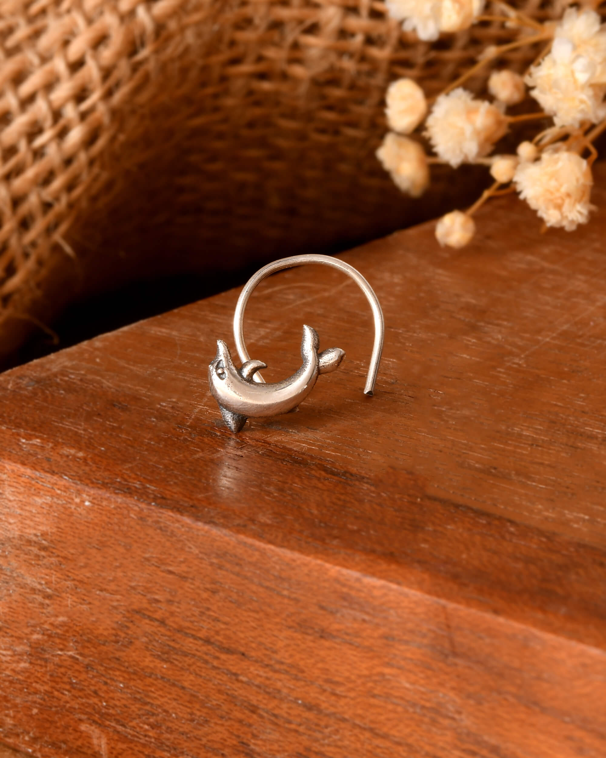 Matsya Silver Nath - 925 Silver Jewellery Meera Jaipur