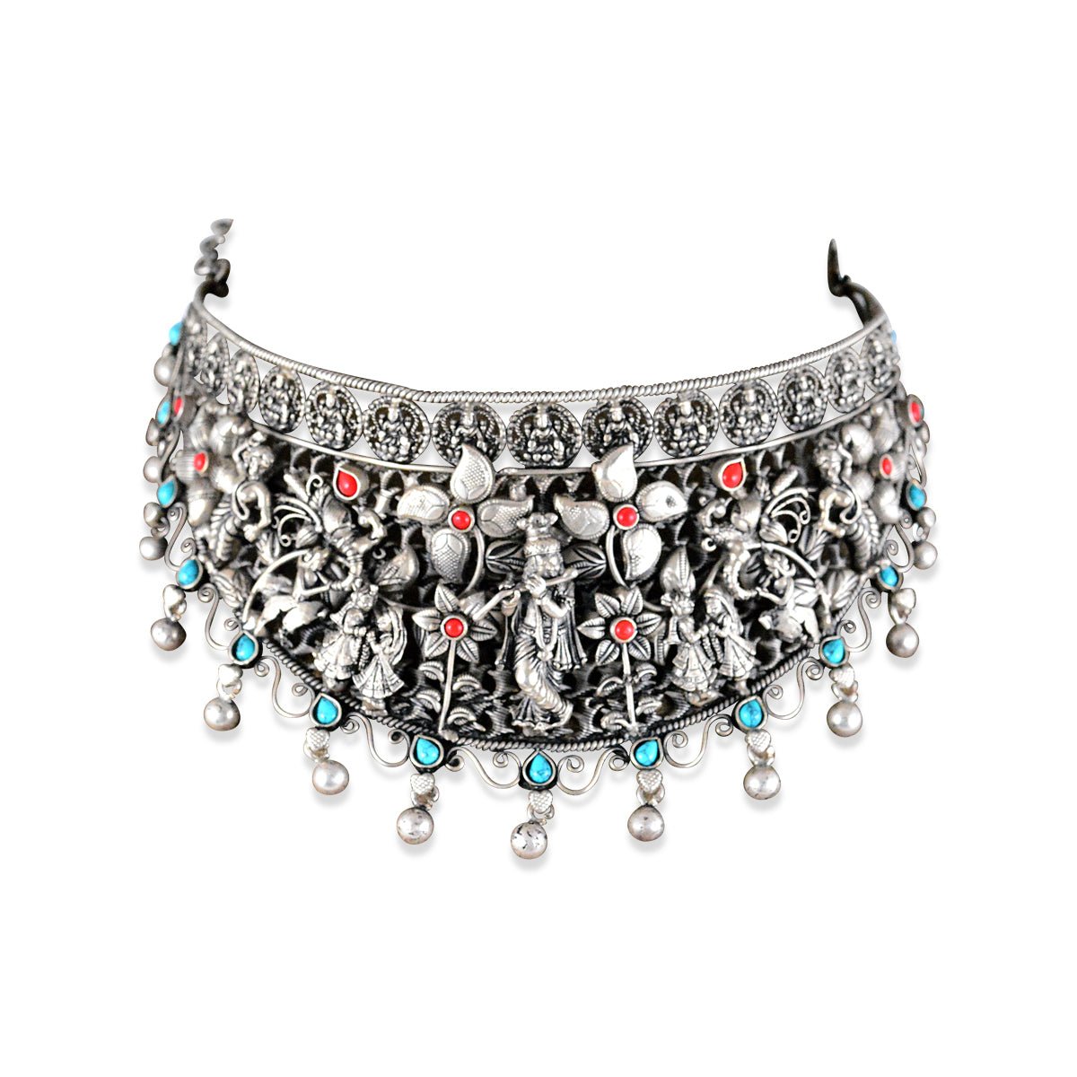Raas Choker - 925 Silver Jewellery Meera Jaipur