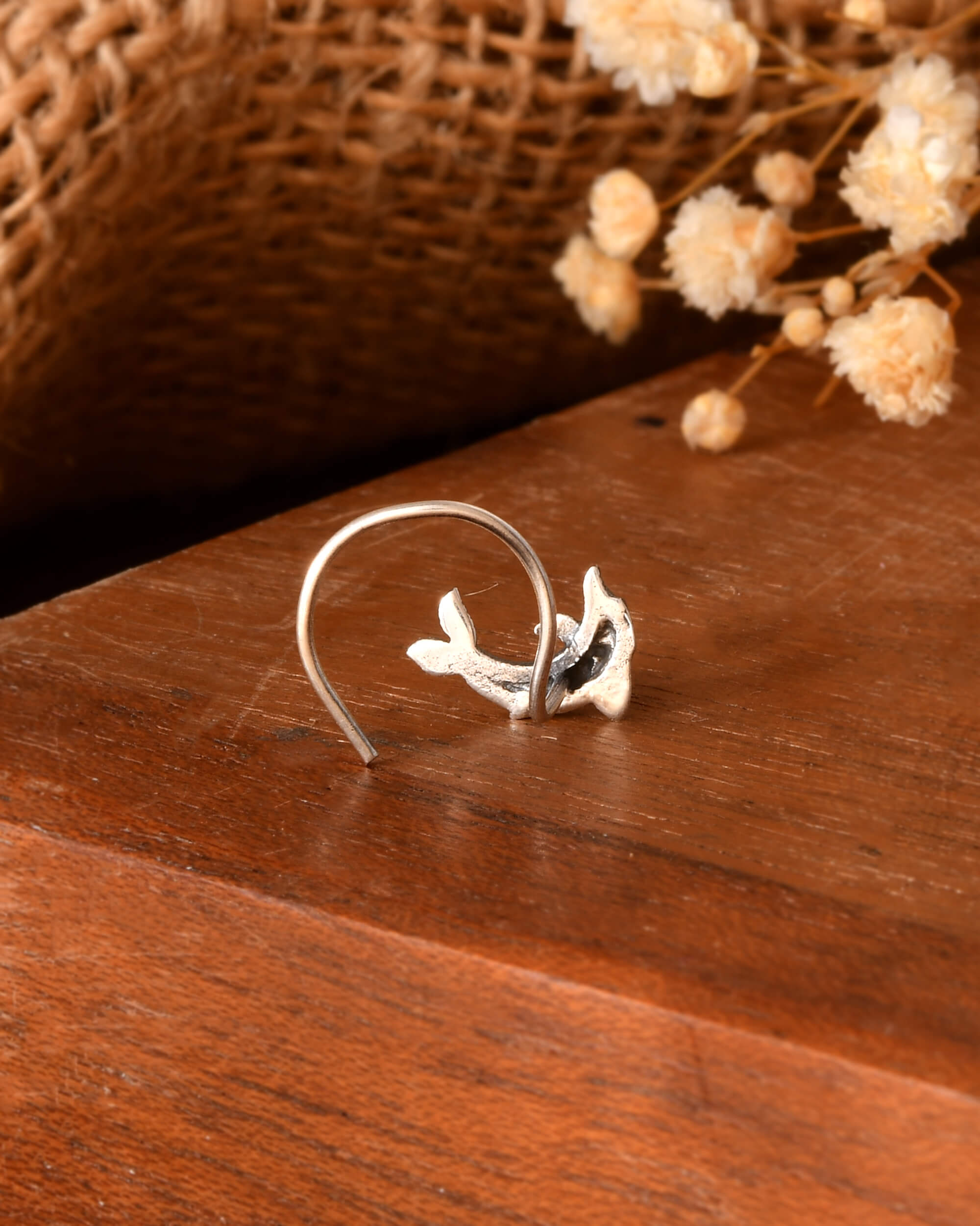 Matsya Silver Nath - 925 Silver Jewellery Meera Jaipur