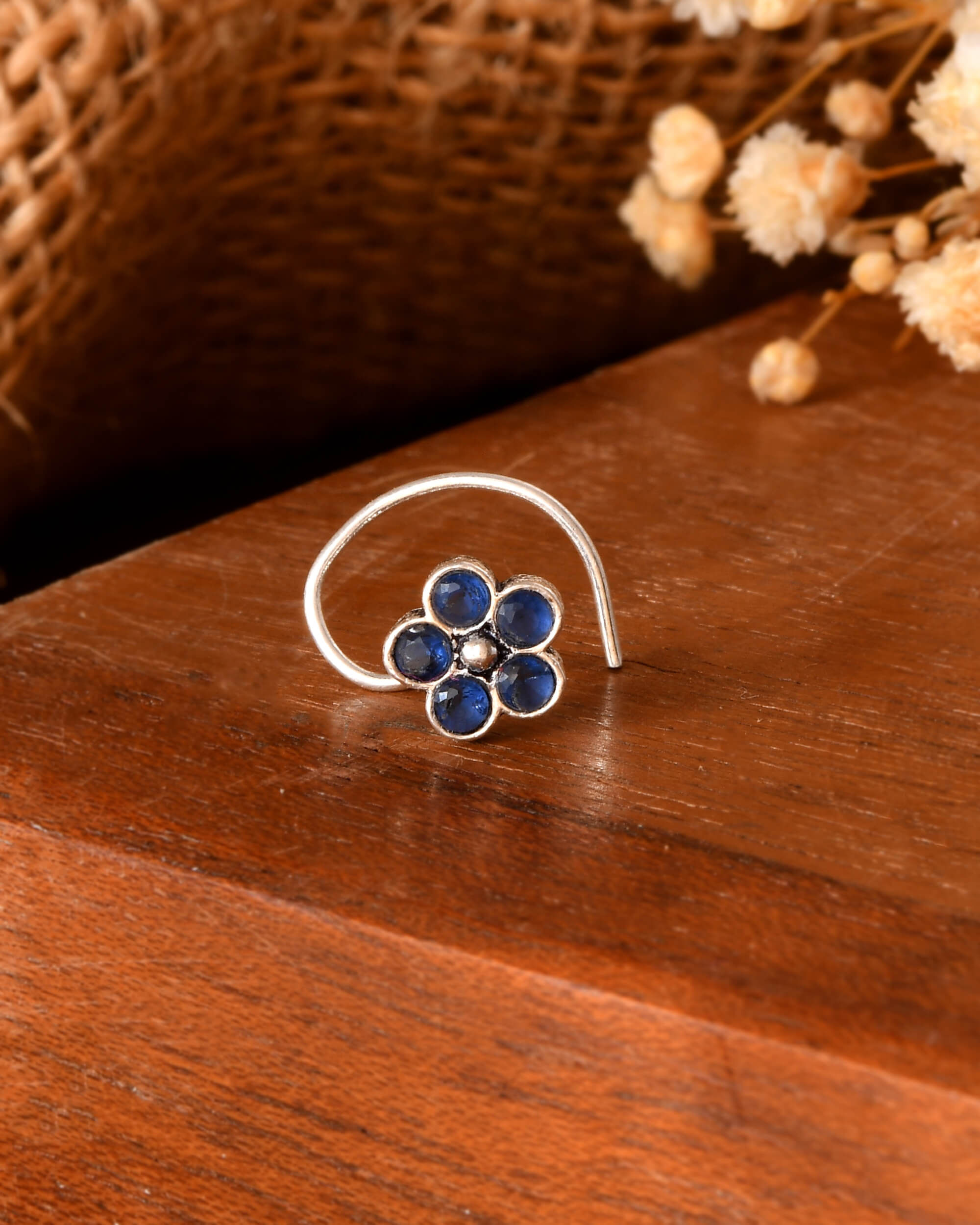 Neel Silver Nath - 925 Silver Jewellery Meera Jaipur