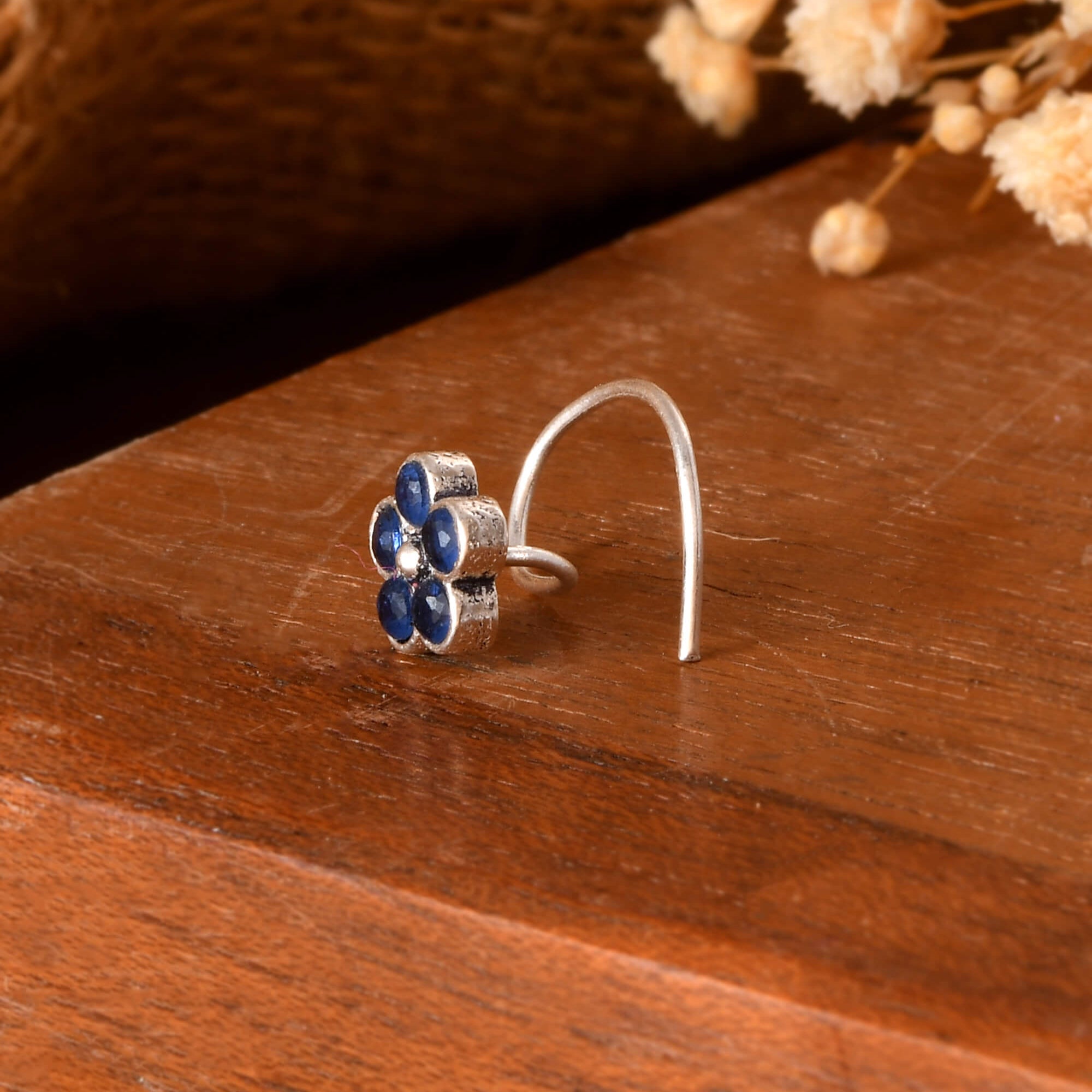 Neel Silver Nath - 925 Silver Jewellery Meera Jaipur