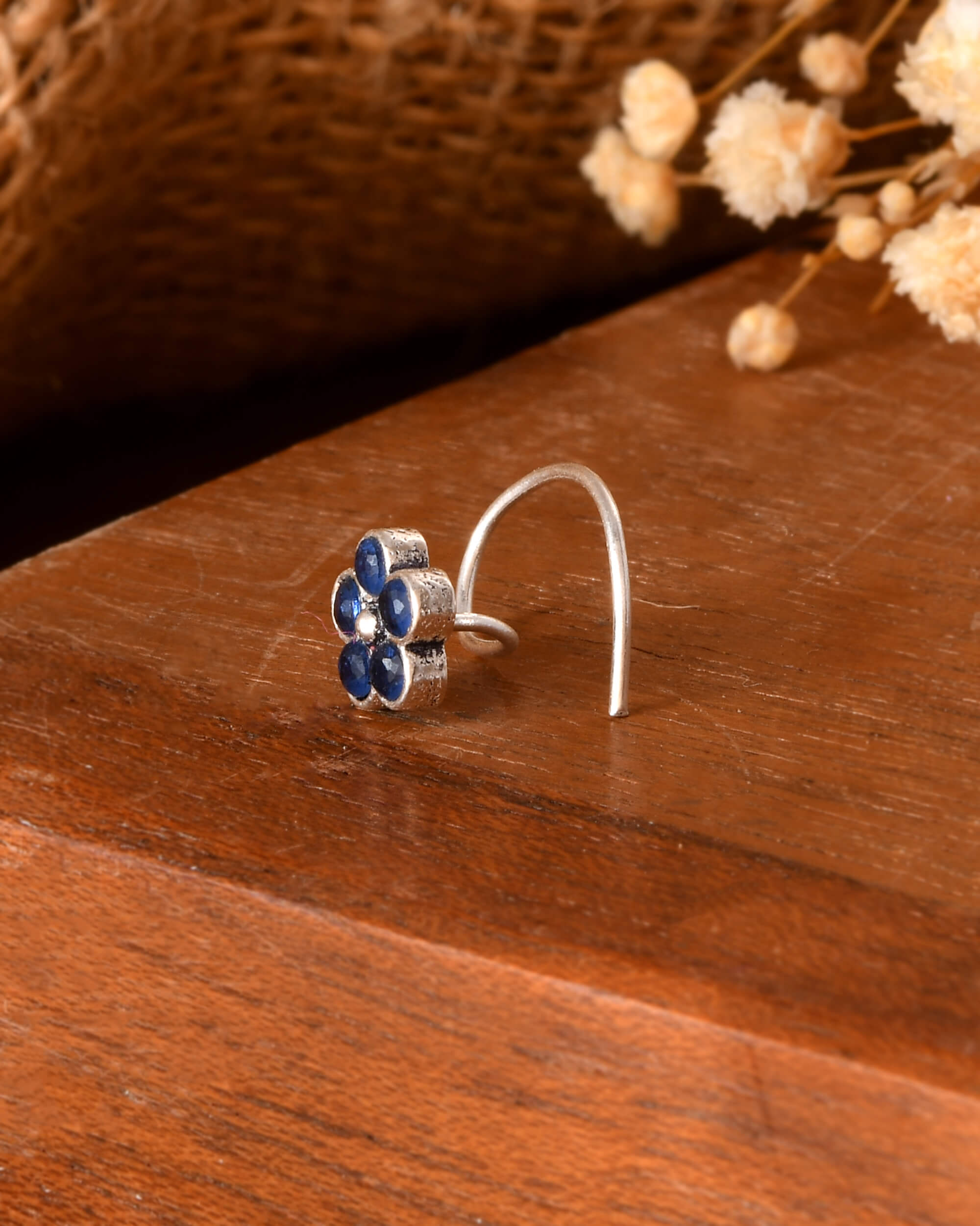 Neel Silver Nath - 925 Silver Jewellery Meera Jaipur