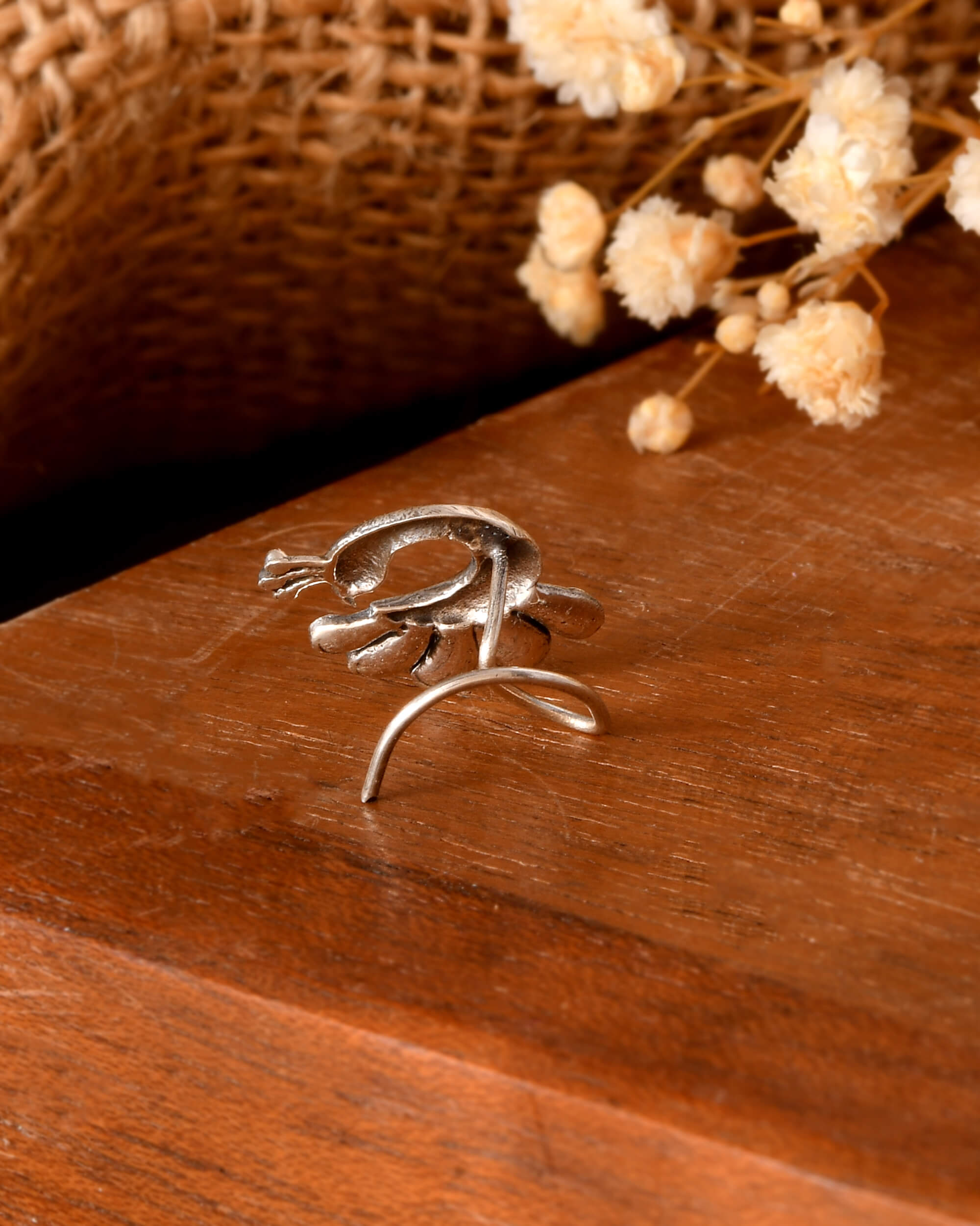 Mayura Silver Nath - 925 Silver Jewellery Meera Jaipur