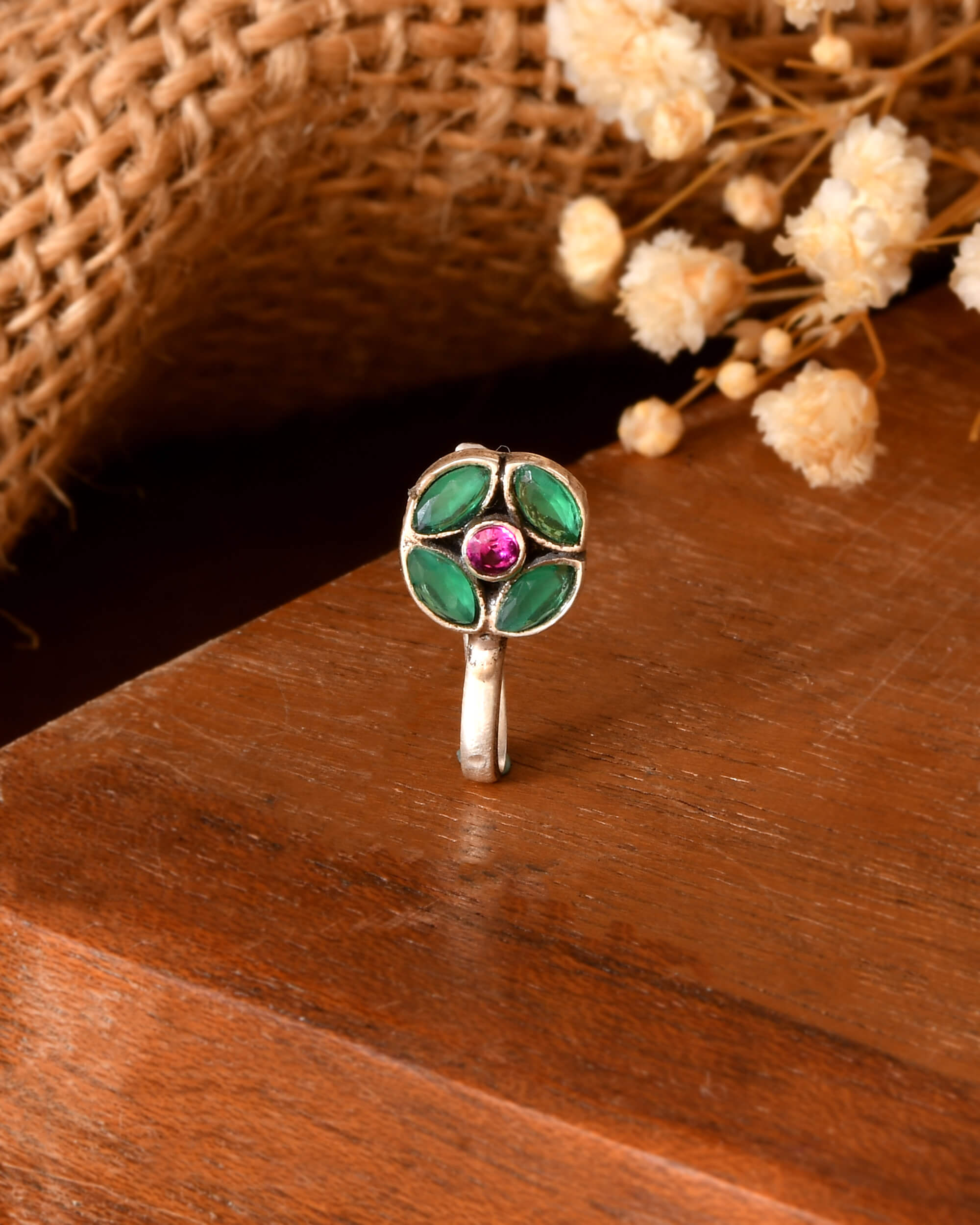 Harit Silver Nath - 925 Silver Jewellery Meera Jaipur