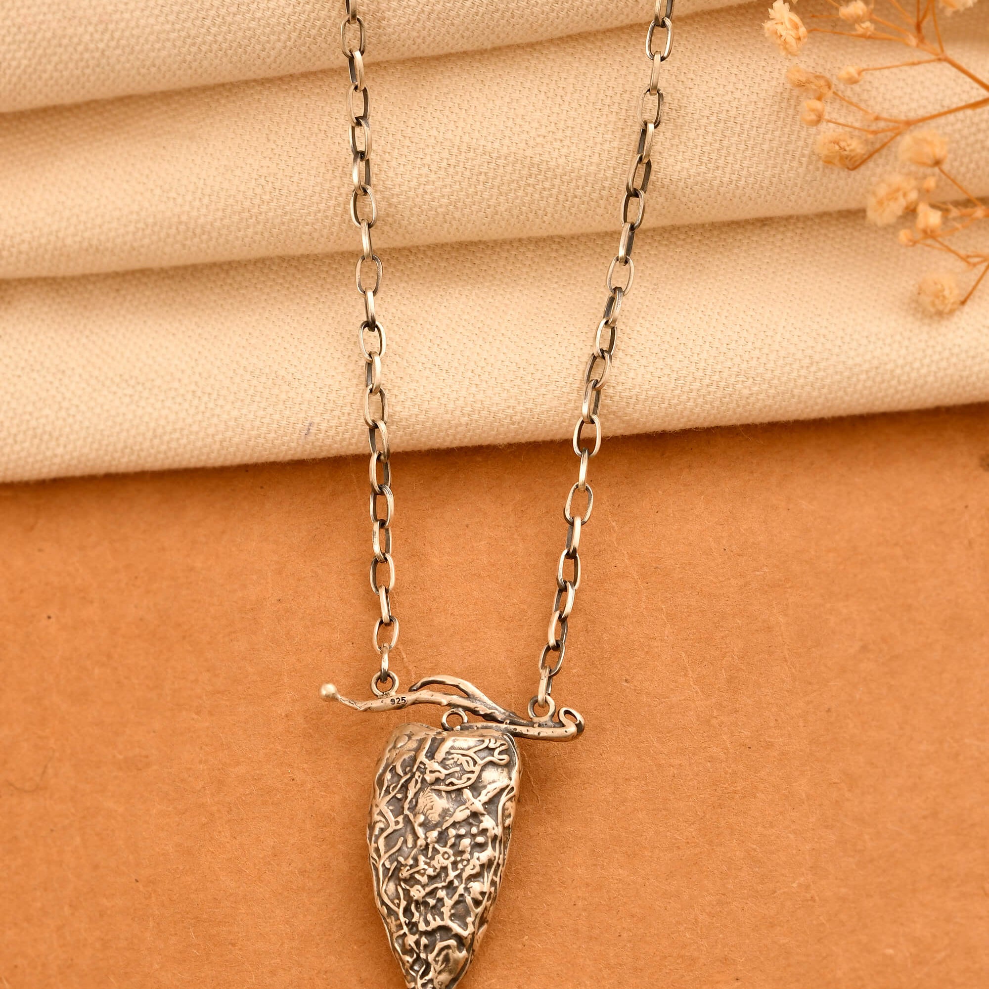 Cave Pendant - 925 Silver Jewellery Meera Jaipur