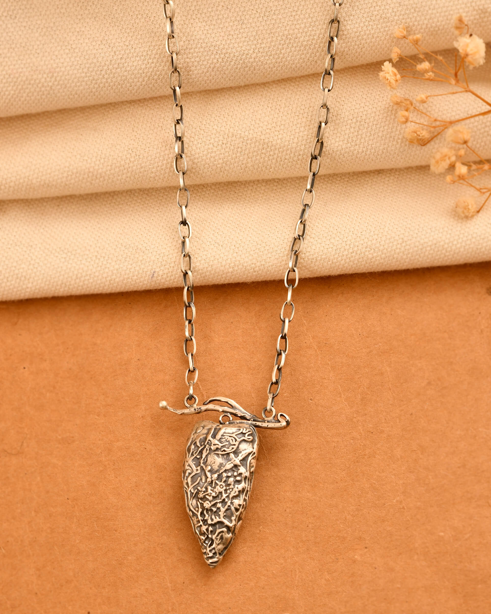 Cave Pendant - 925 Silver Jewellery Meera Jaipur