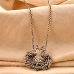 Raj Mayur Necklace - 925 Silver Jewellery Meera Jaipur