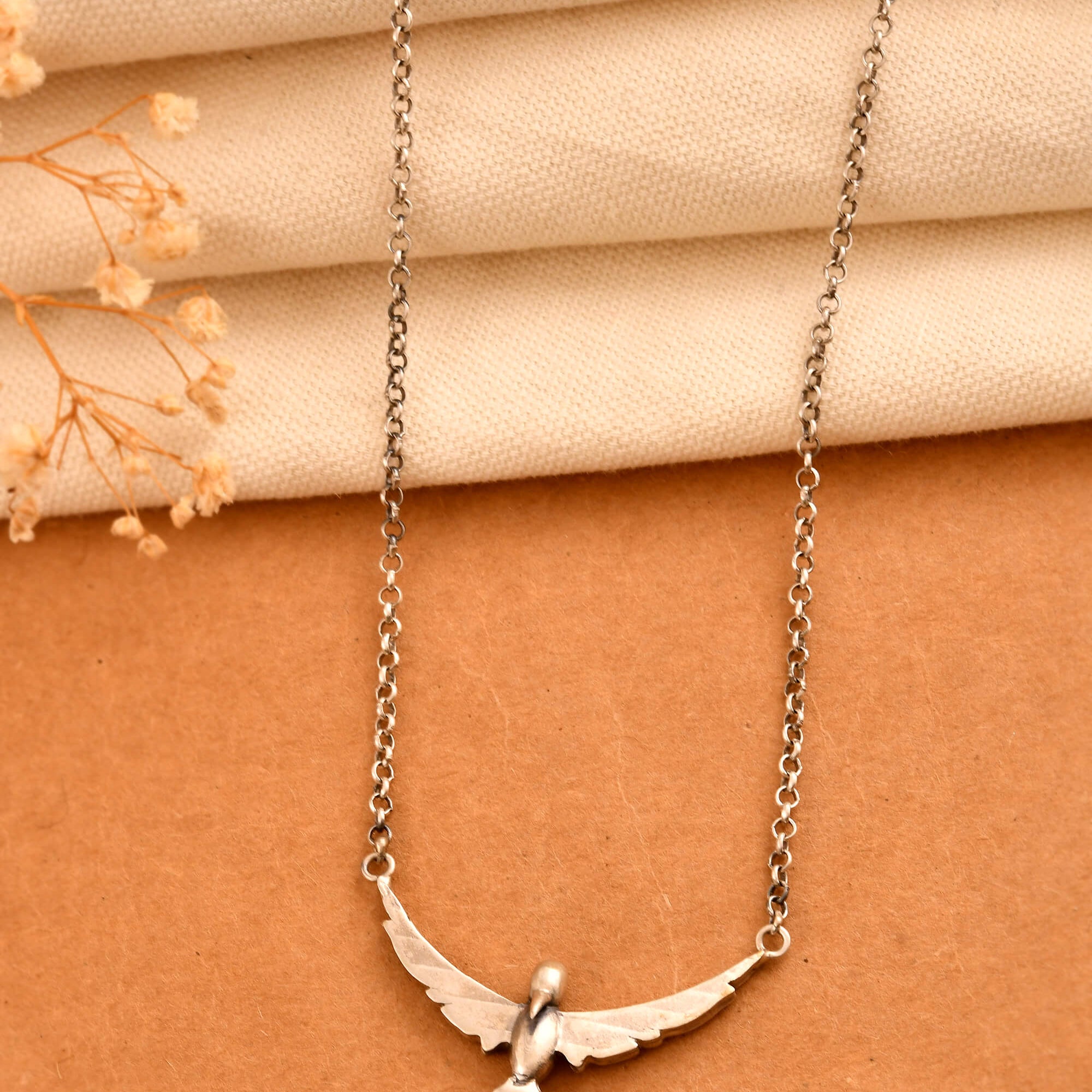 Wings Pendant - 925 Silver Jewellery Meera Jaipur