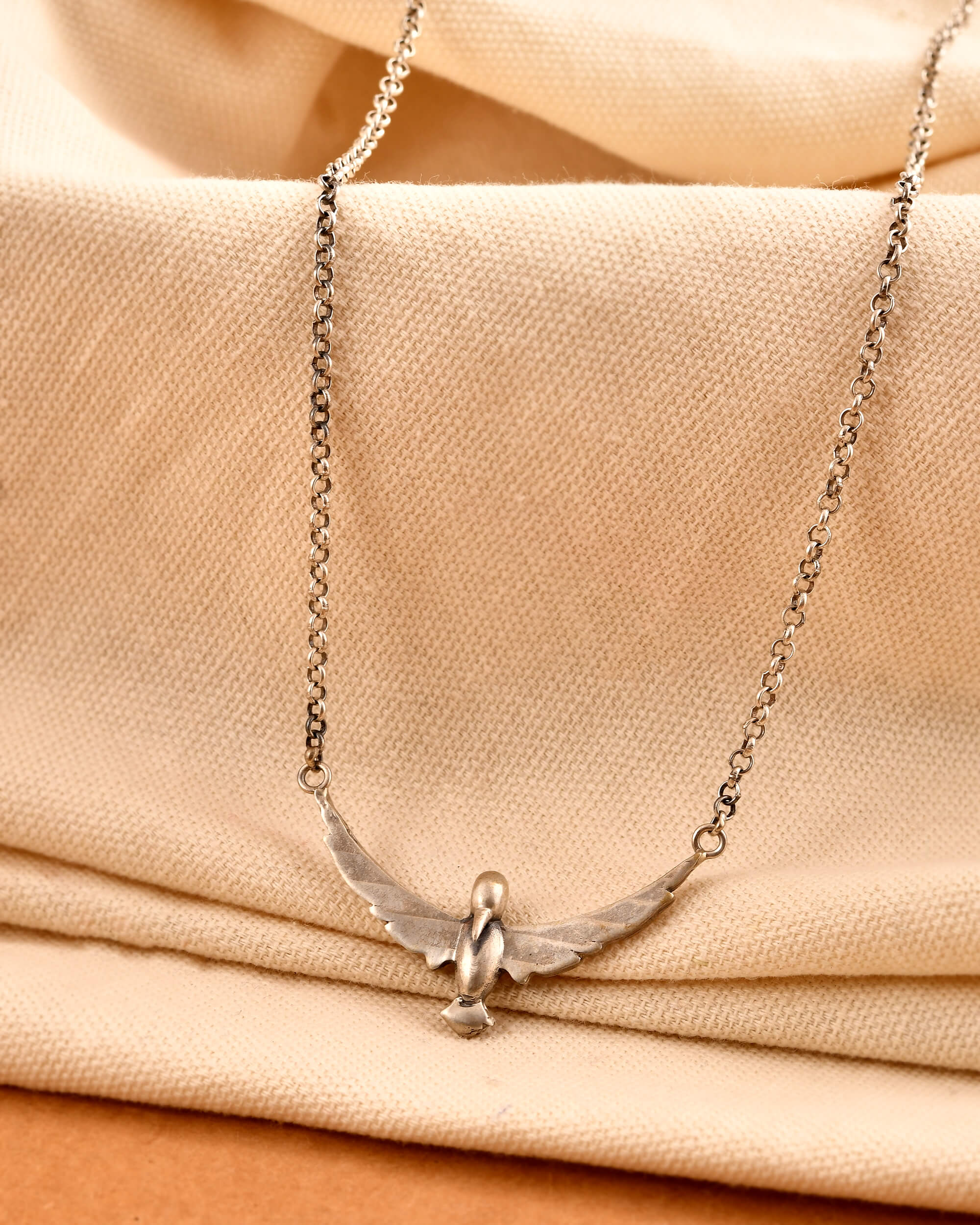 Wings Pendant - 925 Silver Jewellery Meera Jaipur