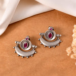 Chandrika Silver Earrings - 925 Silver Jewellery Meera Jaipur