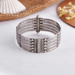 Aksha Bangle - 925 Silver Jewellery Meera Jaipur